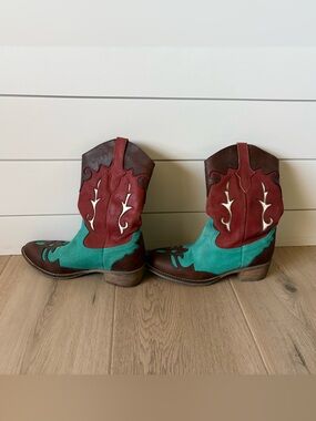 Diego di lucca Turquoise cowgirl boots sz 7.5